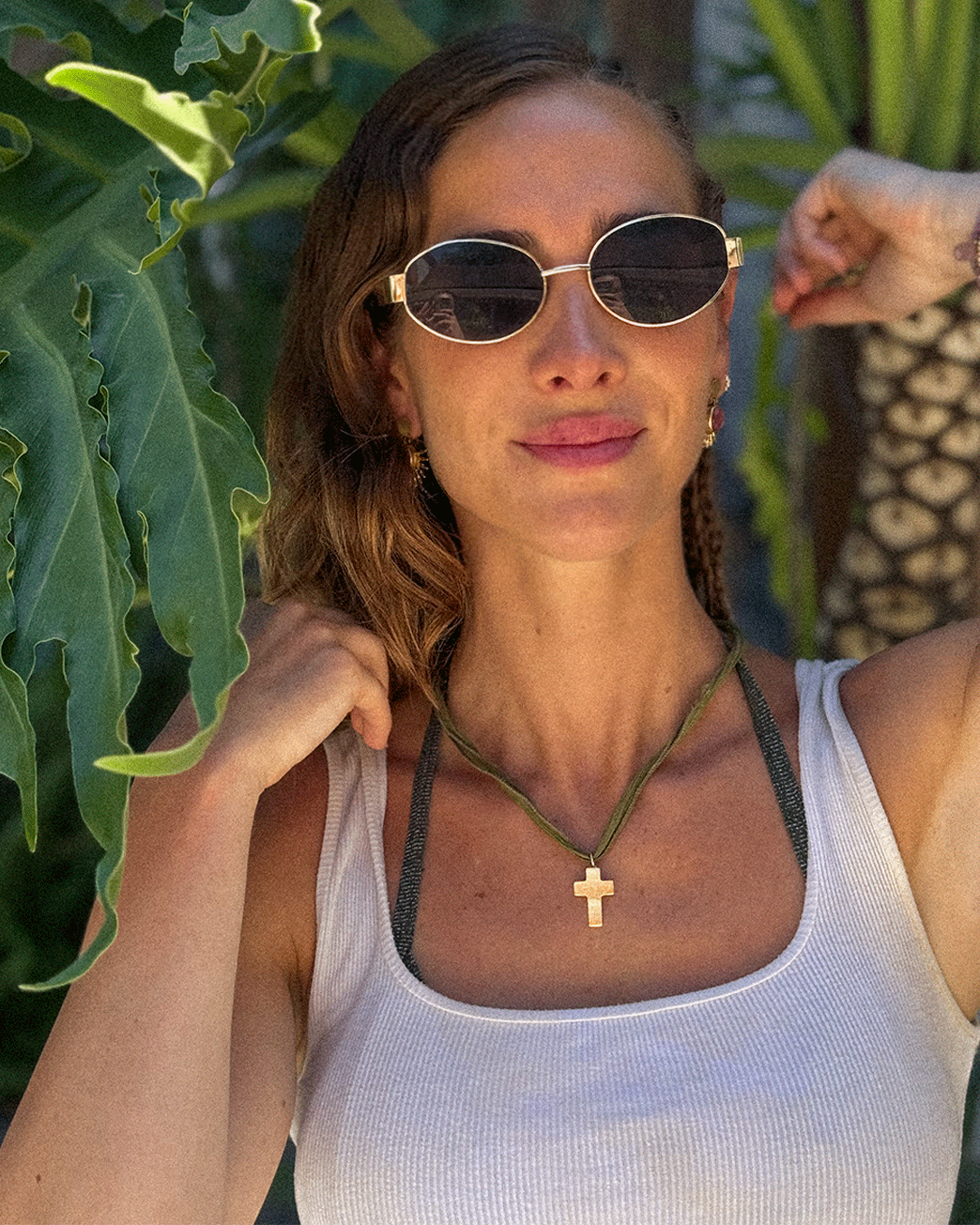 COLLAR SEDA CRUZ · personalizable