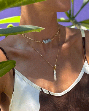 COLLAR KORAI AQUAMARINA