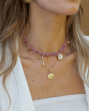 COLLAR NOMARA ROSA PALO