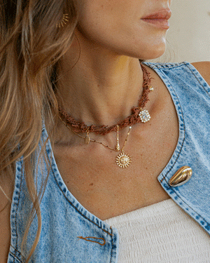 COLLAR NOMARA TERRACOTA