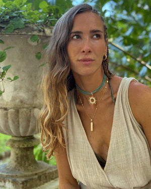 COLLAR SEDA SOL  · personalizable