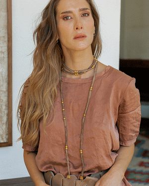 COLLAR ZÍNGARA SILK MOCHA MOUSSE